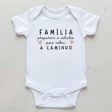 Espevitados Baby Bodysuit 100% Cotton, Cutest Gift, Christmas Phrase, White - 白色 - 查看 2
