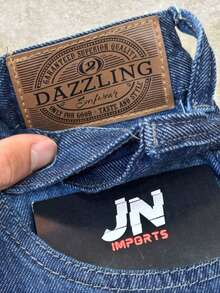 Original Dazzling Dark Blue Balloon/Baggy Jeans - Sportlife Streetwear Original Jeans - 藍色 - 查看 9