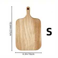 1pc Cutting Board, Chopping Board, Tray Board, Slicing Board, Kitchen Cutting Board, Dining Cutting Board, Food Cutting Board, Meat Cutting Board, Fruit Cutting Board, Household Cutting Board, Suitable For Pizza Tray, Cheese Paddle Tray, Tray, Bread And Cookie Tray - Beige - View 14