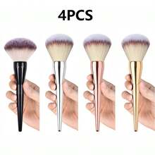 Large Size Powder Brush, Suitable For Beginners, Great For Setting Makeup And Carrying Loose Powder, An Excellent Beauty Tool. - Multicolor - View 19