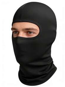 1pc Unisex Balaclava Face Mask Neck Warmer Ski Mask, Breathable Outdoor Sports Headwear Suitable For Daily Outing, Hiking, Fishing, Commuting