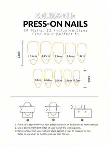 24pcs Y2K Hot Girl French Almond-Shaped Resin Nails-Sheer Base Wrapped In Burgundy Petals With Diamond Accents, A Sweet-Edgy Manicure. - Multicolor - View 6