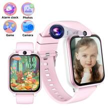 2025新款儿童智能手表，儿童游戏手表，内置18款趣味游戏，1.83英寸触摸屏，超低功耗芯片，具备计步器、相机、手电筒、闹钟、相册、日历、倒计时、计算器、秒表、300mAh电池等功能。 - 彩色 - 查看 17