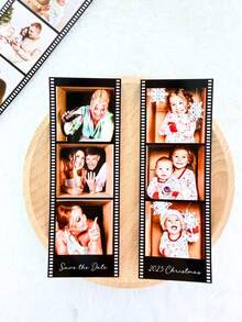 Impresión personalizada de cabina fotográfica, cabina fotográfica personalizada, impresión personalizada de cabina fotográfica, tarjetas de cabina fotográfica para bodas, marcos de película de cabina fotográfica, proporcionando 2 estilos de fotos, tiras de película fotográfica personalizadas, regalos de fotos personalizados, regalos de Año Nuevo, decoraciones para fiestas - multicolor - Ver 8