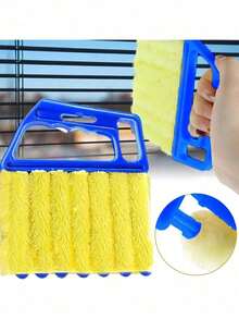 1pc Plastic Shutter Cleaning Brush, Modern Handle Design Cleaning Brush For Kitchen, Household