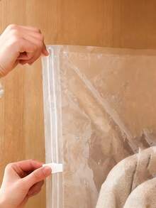 5pcs Extra Large Vacuum Storage Bags, Thick Compression Bags, Long Rectangular Design, No Power Required, Protect Clothes & Save Space - Multicolor - View 6