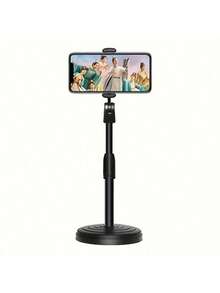 可调节防水ABS三脚架手机支架，适合观看视频和直播。支撑性好，是馈赠佳品。 - 彩色 - 查看 9