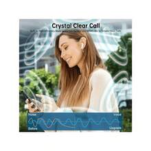 无线耳机 半入耳式设计 电量显示 音乐耳机 游戏耳机 超长续航 蓝牙耳机 适用于手机 - 彩色 - 查看 4