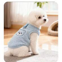 猫咪保暖加厚背心，德文郡猫咪服装，狗狗防掉毛可爱宠物服装，冬季