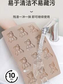 Molde de silicona en forma de oso de peluche lindo para hacer chocolate, decoración creativa de postres para el Día de San Valentín - Multicolor - Ver 3