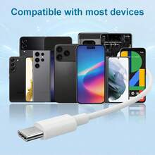 这款 USB-C 耳机专为 iPad Pro 设计，兼容 15 Pro/16 Pro Max/17/Air，具备 HiFi 立体声、有线连接、麦克风和音量控制功能。它还兼容三星 S23 Ultra、S22、S21、Note20、A54、Pixel 9、8、7、6、6A、5、4 和 OnePlus 9。此外，这款 USB-C 耳机还兼容三星 Galaxy S24、S23 FE 和 S22。 - 白色 - 查看 10