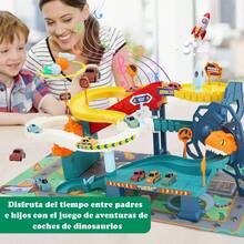 TendenciaPista De Carros De Espacio Juguetes Para NiñosCalidad premium - Multicolor - Ver 2