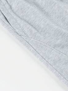 1 chiếc quần short ống đứng mùa hè dành cho bé trai và thanh thiếu niên, đa năng và thời trang. - Màu Xám nhạt - Xem 6