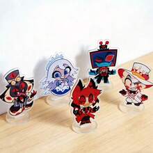 Figure debout en acrylique de 15 cm de Charlie Magne, modèle de panneau de bureau debout de Vaggie, ensemble de décoration, ensemble cadeau - Multicolore - Voir 2