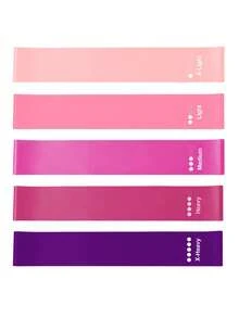 5件套专业足球训练带，带腿部拉力环 - 加厚高弹阻力带，适用于力量训练，可叠加设计，色彩鲜艳（黄、绿、蓝、红、黑） - 运动员和健身爱好者的理想礼物，运动配件，时尚设计，经久耐用 - 彩色 - 查看 14