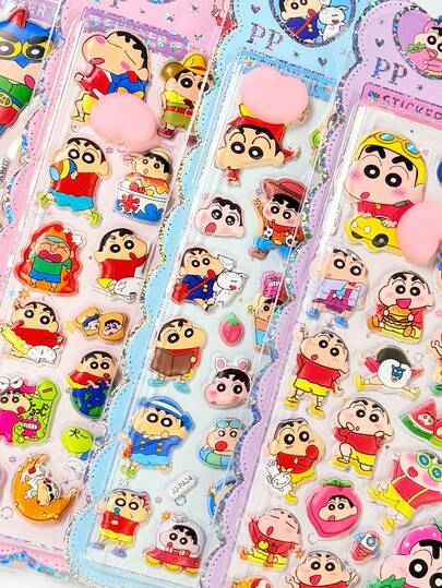 柔软可爱挤压减压贴纸，泡沫贴纸，泡泡贴纸（颜色随机）