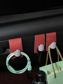 Car Glove Box Hook – Nappa Leather & Zinc Alloy, Holds Wallets, Handbags & Umbrellas, No-Drill Installation, Universal For Passenger Side Multi-Use Storage Organizer,Automotive Interior Accessories - Glove Box Hooks - View 11