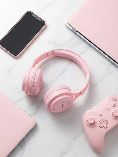 หูฟังบลูทูธแบบครอบหู Macaron รุ่นใหม่, พับเก็บได้และพับได้, แฟชั่นผู้หญิง HIFI Bass, โทรความละเอียดสูง, หูฟังบลูทูธไร้สายแบบพกพา, ของขวัญราคาไม่แพง