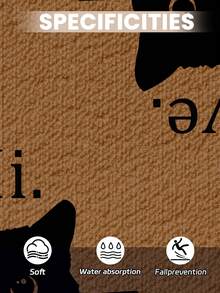1 tấm thảm chống trượt ngoài trời họa tiết mèo, thảm trải sàn trong nhà, thảm phòng tắm, thảm nhà bếp, thảm trang trí, thảm hành lang đa năng, mềm mại và thoải mái, dễ vệ sinh, thích hợp cho lối vào trong nhà và ngoài trời, phòng ngủ, trang trí nhà cửa. - Nhiều màu - Xem 5