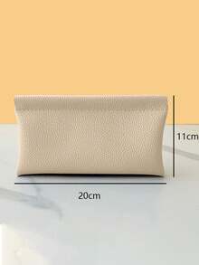 高级牛皮多功能长款钱包：大容量护照/身份证夹层 + 现金/卡槽 + 耳机/线缆收纳袋 + 化妆包，高端旅行/通勤必备 - 彩色 - 查看 19