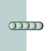 Multi-Functional Elastic Cable Organizer Clips, Silicone Cable Winder Desk/Wall Adhesive Cord Holder Cartoon Pea-Shaped Cable Clips, Multi-Functional Card Holder, Desk Organizer - Suitable For Earphones, Mobile Data Cables And Power Cords; Multi-Functional Cable Winding Wall-Mounted Cable Organizer - Suitable For Desk Or Bookshelf, School Supplies, Back To School Essential - Multicolor - View 5