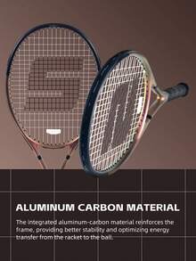 SALYWEE Chameleon Pro Tennis Racket - RaceRun Max | Carbon Fiber & Aluminum Alloy | Sparkling Finish | Pre-Strung 55lbs & Grip | Lightweight | Unstrung Weight 295±5g | Ready To Play All-In-One Kit (1 Racket + Bag + Balls + Overgrip) - Multicolor - View 7