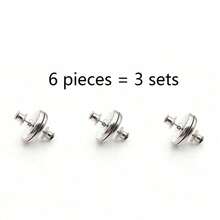 2pcs/Set Minimalist Round Magnetic Curtain Clips, Aluminum Alloy Curtain Holders - Silver - View 11