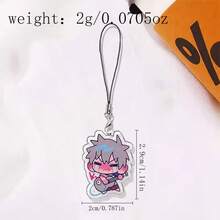Cartoon Character Shaped Keychain, Cute Q Version Pendant - Multicolor - View 4