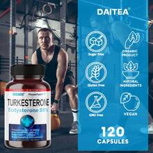 Daitea Men's Daily Dietary Supplement Containing L-Arginine And Vitamin D3 - 120 Capsules - 1 Bottle - 查看 4