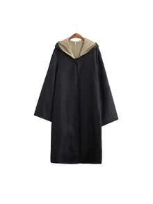 A Magic Wizard Cloak, Unisex Hooded Cloak Suitable For Role-Playing And School Activities, Authentic Wizard/Witch Robe, Advanced Fantasy Costume With Adjustable Hat, Neutral Magic Cloak, Adult Wizard Hooded Cloak Set, Anime Exhibition Role-Playing Costume - Multicolor - View 15