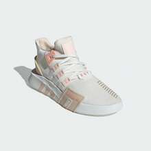 Adidas Giày thể thao cao cổ cổ điển, kiểu dáng thường ngày, dành cho cả nam và nữ, mẫu JI4273 - Trắng/Nâu vải lanh - Xem 7