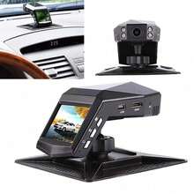 High Definition Driving Recorder, Center Console LCD Car Video Recorder, WDR 170 ° Wide-Angle, Night Vision Function, Parking Monitoring - Black - View 8