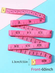 1pc 60 Inch Plastic Measuring Tape, Modern Band Tape ForHome Tape Measure - Nhiều màu - Xem 3