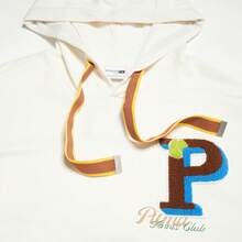 Puma 时尚超大Logo印花男女通用连帽长袖针织卫衣情侣运动衫 62580165，适合春秋季穿着 - 白色 - 查看 3