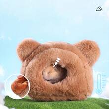 1 chiếc ổ trú đông nhỏ cho động vật, nhà ẩn náu cho chuột hamster, giường ấm áp cho nhím, chinchilla, sóc. - Nhiều màu - Xem 5