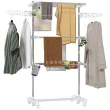 Fixed Clothes Drying Racks - one-size - View 9