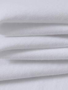 Men's English Text & Skull Hand Print Casual Sleeveless Hooded Tank Top | Exquisite Design | Summer Essential | Fashionable Matching, Showcasing Your Style - White - View 8