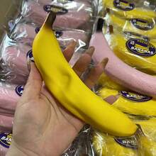 香蕉慢回弹捏捏乐玩具，解压挤压玩具，柔软可捏，生日、节日、季节、圣诞节、游戏玩家、惊喜的完美礼物 - 彩色 - 查看 7