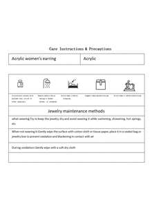 一对经典复古水滴形白色亚克力吊坠几何长款耳环，适合日常、派对、约会、海滩、正式场合佩戴，优雅精致的中东女性耳环 - 水滴 - 查看 7
