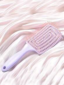 2支/1支防毛躁发梳，女士长发按摩梳，镂空设计，家用，美发工具，沙龙必备 - 彩色 - 查看 12