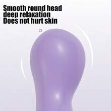 2pcs Purple T-Shaped Massage Stick, Thumb & Finger Pressure Point Trigger Tool, Handheld Massage Stick, Reflexology Stick, Best Body Roller Massager Tool - Mauve Purple - View 6