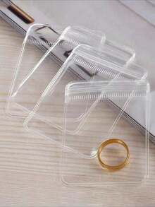 20/5个装 PVC 透明可重复密封首饰袋，透明拉链首饰袋，抗氧化首饰袋，首饰收纳袋，独立首饰收纳袋，防尘透明首饰收纳袋，首饰盒，收纳袋，化妆刷收纳盒，化妆刷架，香水收纳袋，收纳包，女士礼物，圣诞礼物，女士礼物创意 - 彩色 - 查看 8