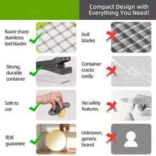 16 In 1 Vegetable Chopper, Professional Onion Chopper, Multifunctional Food Chopper, Kitchen Vegetable Slicer Dicer, Vegetable Chopper With 8 Blades, Carrot Chopper With Container,Thanksgiving Gift,Kitchen Accessories - Multicolor - View 8