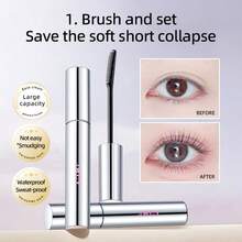 J.M.C.Y 防水纤长卷翘睫毛打底膏，持久不晕染 - 黑色 - 查看 7