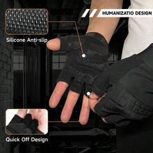 VWX Anti - Slip Gel Workout Gloves Men And Women - With Sweat - Wicking Fabric Gym, Weight Lifting, Cycling, Weightlifting, Exercise, Climbing - Large - View 5