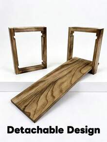 1个复古风格实木桌面置物架，适合存放书籍、文具、音箱等，宽度可调节，可作为多功能桌面书架，适用于各种场景，例如书桌整理、办公桌收纳、学生和儿童书桌收纳等。 - 彩色 - 查看 2