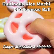 柔软可捏的感官玩具 - 可塑形DIY减压小工具，适合办公室、家庭和通勤使用。 - 彩色 - 查看 5