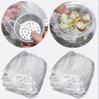 Kitchen Sink Strainer Bag, Sink Drain Bag For Collecting Kitchen Food Residue And Debris, Fits Various Size Sink Drain Filters, For Kitchen Sink, Bathroom Sink, Laundry Tub, Utility Sink, Floor Drain And Shower