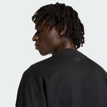 Adidas Originals 男士 P ESS 长袖 T 恤 针织无领 TKD6575 - 黑色 - 查看 5