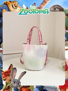 Disney Zootopia Officially Licensed 1 Pc Zootopia Pattern Fashion HandBag Judy Hopps Lunch Tote & Sweet Treat Pouch Casual Multi Functional Shoulder Bag Lightweight Adjustable Shoulder Strap Crossbody Bag For BoysTeens/Students For Daily/Outing/Shopping/Back To School - Multicolor - View 12